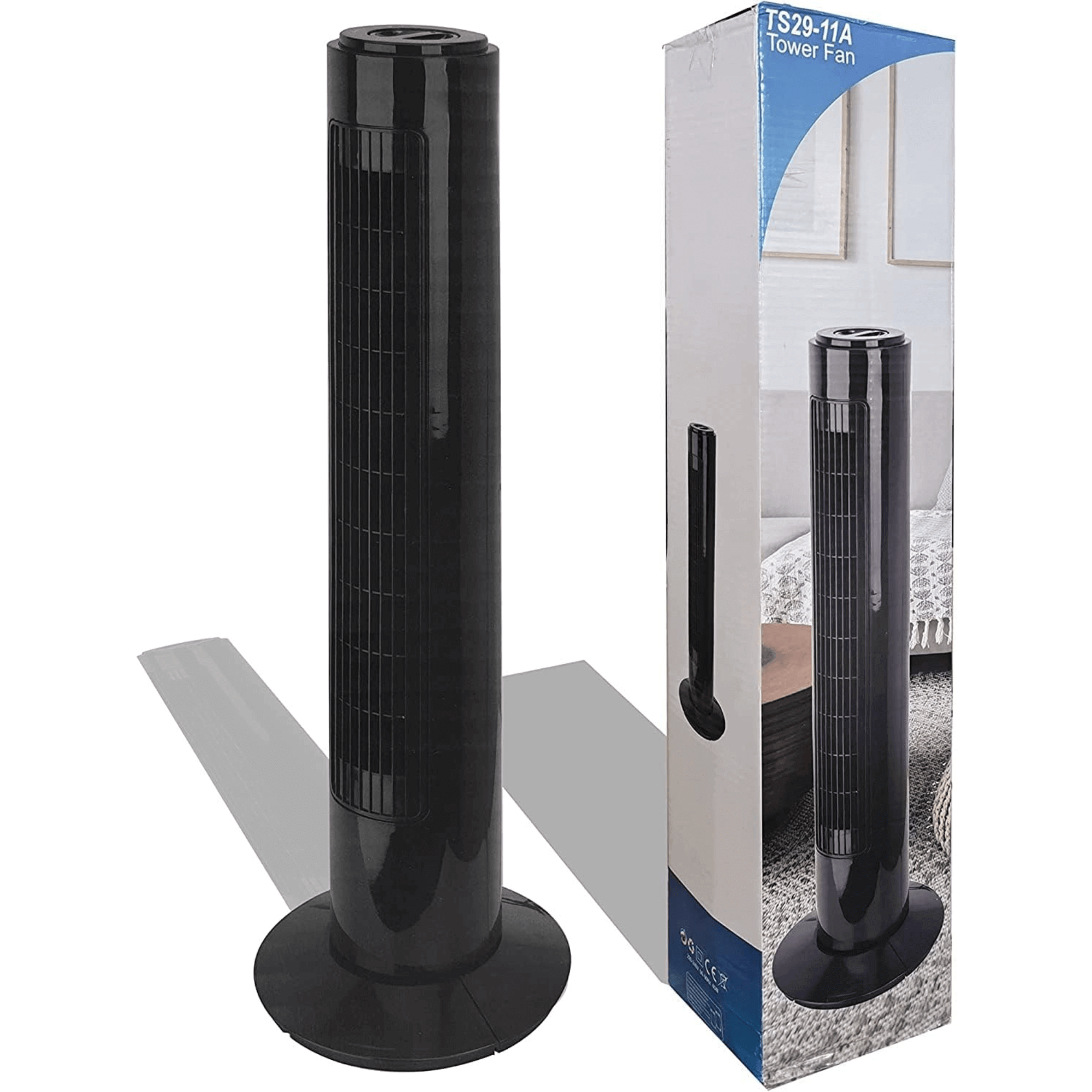 ENYAA 29 INCH TOWER FAN TS2911A - PERFECT HOME COOLING SOLUTION BLACK - ENYAA