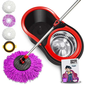 ENYAA Magic Spin Mop and Bucket Set - Black | Home Cleaning Product - ENYAA